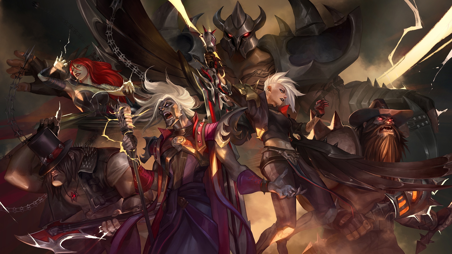 League of Legends organizira virtualni heavy metal koncert Pentakill League Of Legends Wallpaper HD 1920x1080 2