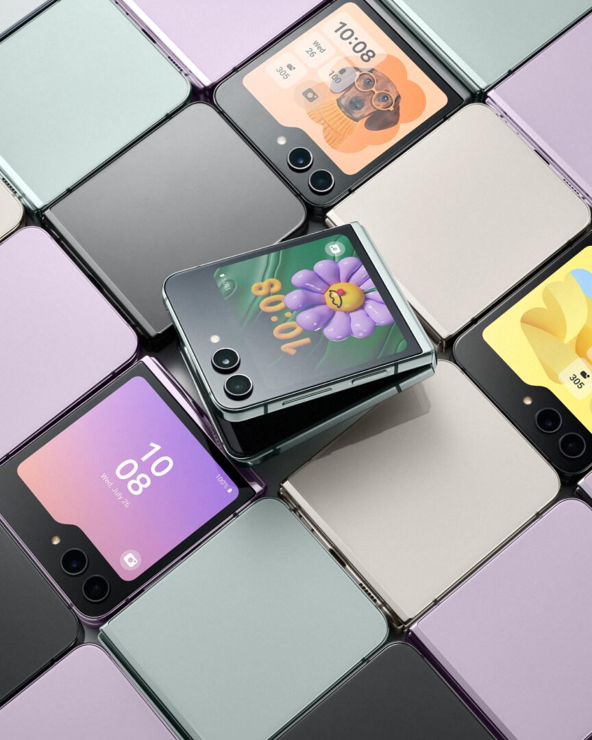 Uvežite svoje uređaje za još veću produktivnost 109 Galaxy flip5 family ocean greenlavendercreamgraphite LI 1