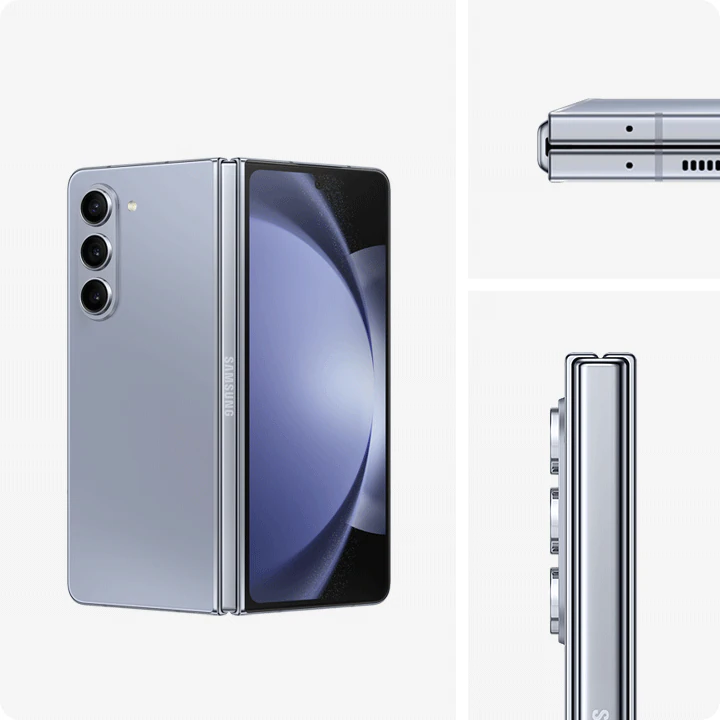 Samsung Galaxy Z Fold 5 - recenzija color selection icy blue mo