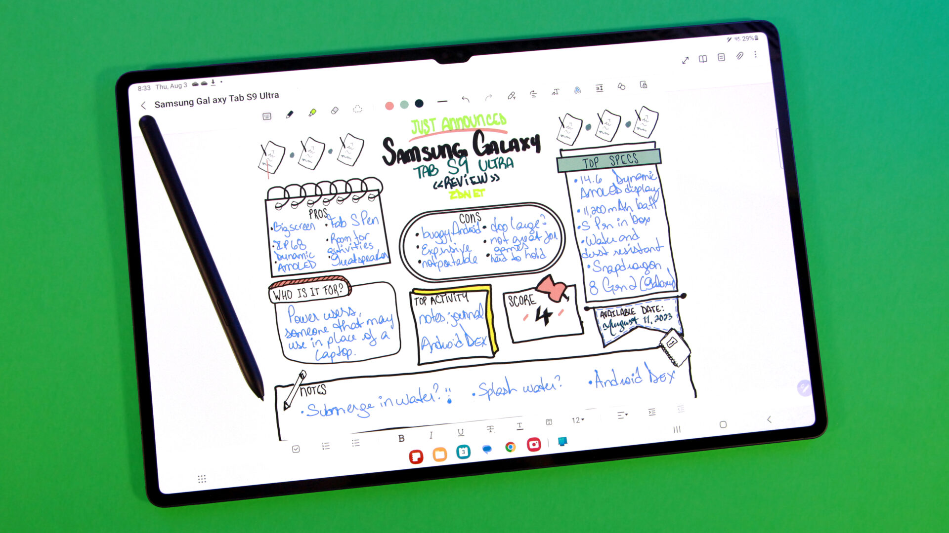 Samsung Galaxy Tab S9 Ultra recenzija tab s9 ultra