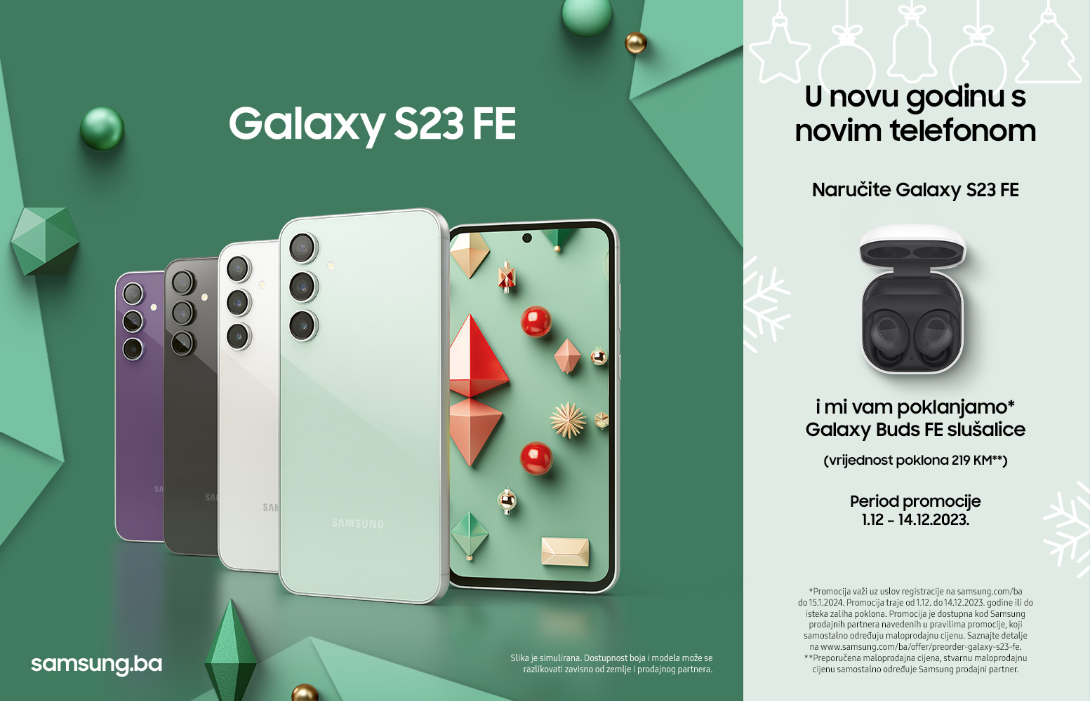 Samsung Galaxy S23 FE sada je dostupan za prednarudžbu u Bosni i Hercegovini BiH Galaxy S23 FE PreOrder