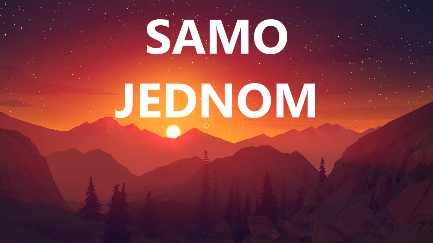 Neke igre treba igrati samo jednom! Igre